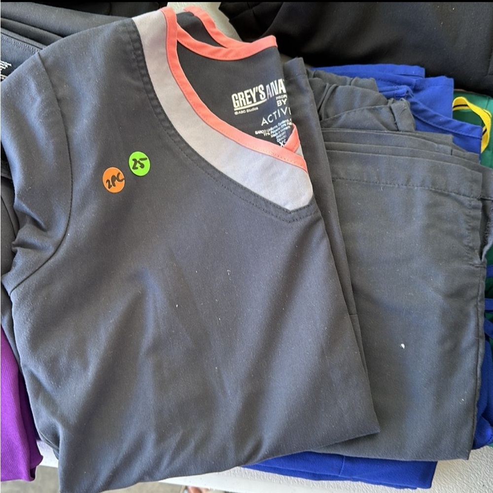 Greys Anatomy and Carhart Scrubs sets. $25 each.